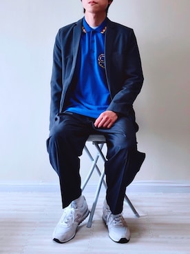 「SOYOUS（ソユーズ）のアイテム（ジャケット/アウター）」を使った、おちゃさん（メンズ・172cm）の春コーディネート