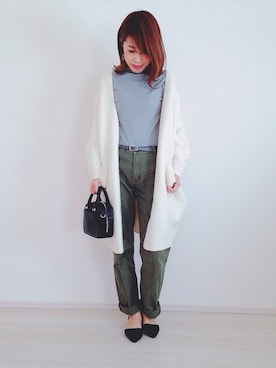 Y u k a ☺︎さん（レディース・160cm）の冬コーディネート