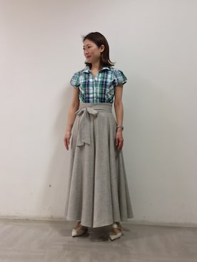 「NARACAMICIE（ナラカミーチェ）のアイテム（パンツ）」を使った、s.mさん（レディース・152cm）の春コーディネート