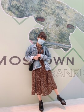 「chuu（チュー）のアイテム（ジャケット/アウター）」を使った、しーしーさん（レディース・158cm）の冬コーディネート