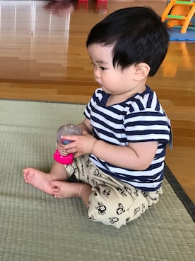 「もうすぐ1歳」｜harutanさん（キッズ・70cm）の夏コーディネート