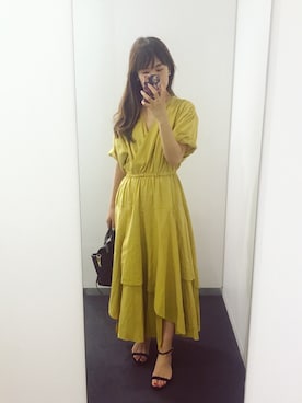 「韓国旅行」｜「アイテム（ワンピース/ドレス）」を使った、❤テイ❤さん（レディース・160cm）の秋コーディネート