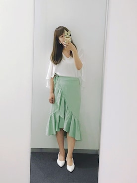 「SIGERSON MORRISON（シガーソンモリソン）のアイテム」を使った、❤テイ❤さん（レディース・160cm）の夏コーディネート