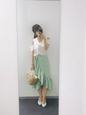 「SIGERSON MORRISON（シガーソンモリソン）のアイテム」を使った、❤テイ❤さん（レディース・160cm）の夏コーディネート