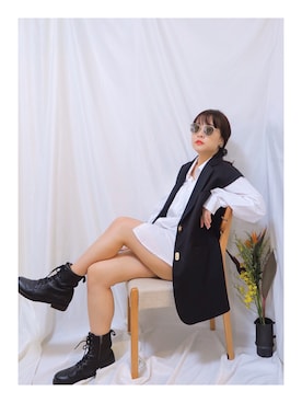 「FRYE（フライ）のアイテム」を使った、❤テイ❤さん（レディース・160cm）の秋コーディネート