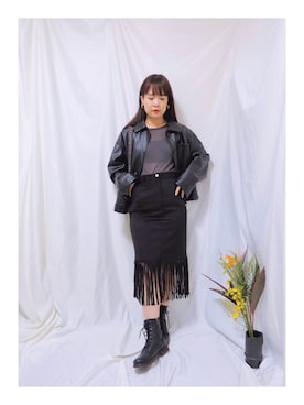 「FRYE（フライ）のアイテム」を使った、❤テイ❤さん（レディース・160cm）の冬コーディネート