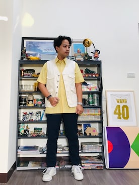 「TROPHY CLOTHING」｜Ú-Sêng Tânさん（メンズ・166cm）の秋コーディネート