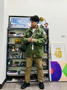 「HOKA ONEONE」｜Ú-Sêng Tânさん（メンズ・166cm）の秋コーディネート