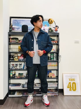 「Cody Sanderson」｜「アイテム（ジャケット/アウター）」を使った、Ú-Sêng Tânさん（メンズ・166cm）の冬コーディネート