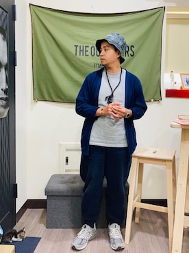 「COP（シーオーピー）のアイテム」を使った、Ú-Sêng Tânさん（メンズ・167cm）の夏コーディネート