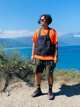 「Filter017（フィルターゼロイチナナ）のアイテム（パンツ）」を使った、Ú-Sêng Tânさん（メンズ・167cm）の秋コーディネート