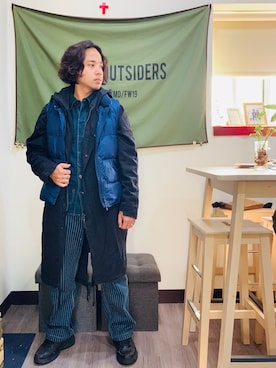 「SPAO（スパオ）のアイテム」を使った、Ú-Sêng Tânさん（メンズ・167cm）の冬コーディネート