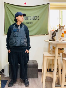 「simple design」｜Ú-Sêng Tânさん（メンズ・167cm）の冬コーディネート