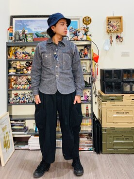 「simple design」｜Ú-Sêng Tânさん（メンズ・167cm）の冬コーディネート