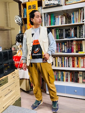 「TROPHY CLOTHING」｜Ú-Sêng Tânさん（メンズ・167cm）の春コーディネート