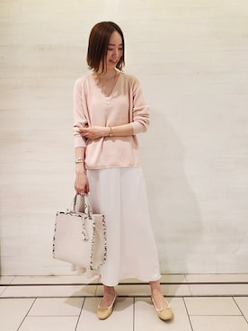 「アイテム（レインシューズ）」を使った、Shibakanaさん（レディース・166cm）の夏コーディネート