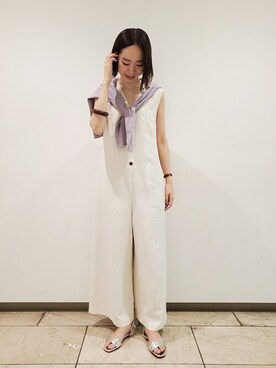 「アイテム（その他シューズ）」を使った、Shibakanaさん（レディース・166cm）の夏コーディネート