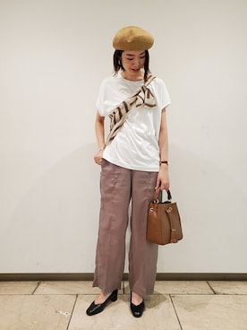 「MILOS（ミロス）のアイテム」を使った、Shibakanaさん（レディース・166cm）の夏コーディネート