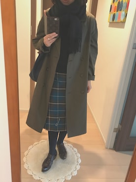 「O'NEILL（オニール）のアイテム」を使った、リンゴさん（レディース・159cm）の秋コーディネート