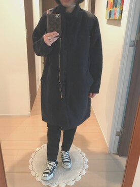 「冬休み」｜「アイテム（ジャケット/アウター）」を使った、リンゴさん（レディース・159cm）の冬コーディネート