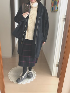 ringoさん（レディース・159cm）の冬コーディネート