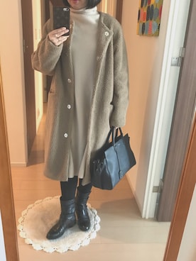 リンゴさん（レディース・159cm）の冬コーディネート