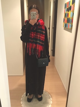 リンゴさん（レディース・159cm）の冬コーディネート