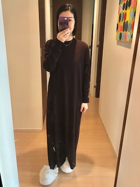 「肌触り気持ち良い」｜ringoさん（レディース・159cm）の冬コーディネート