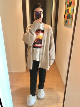 リンゴさん（レディース・159cm）の冬コーディネート