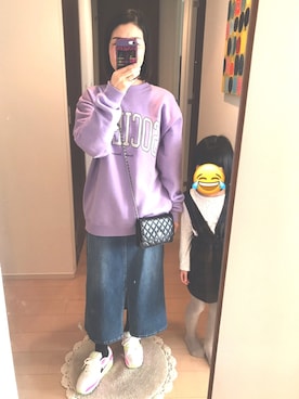 リンゴさん(レディース・159cm)の冬コーディネート