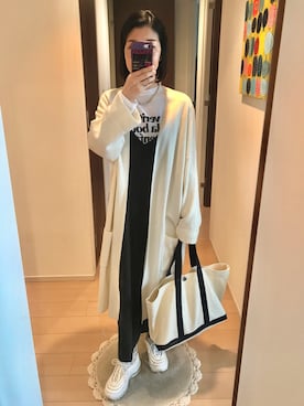 リンゴさん（レディース・159cm）の冬コーディネート