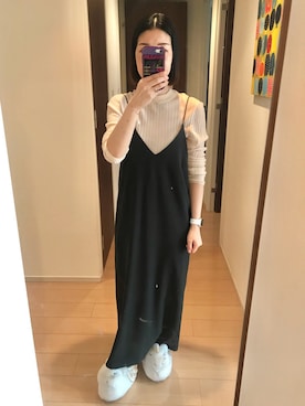 「IENA」｜「アイテム（ワンピース/ドレス）」を使った、リンゴさん（レディース・159cm）の春コーディネート