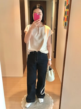 ソフトバギーデニムパンツ を使った人気ファッションコーディネート Wear