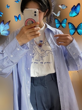「FTC（エフティーシー）のアイテム」を使った、おきゃんさん（レディース・164cm）の春コーディネート