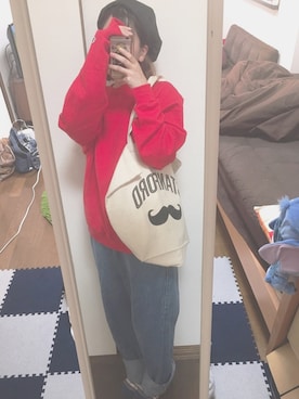「RAGEBLUE（レイジブルー）のアイテム（ハンチング/ベレー帽）」を使った、yuiさん（レディース・159cm）の秋コーディネート