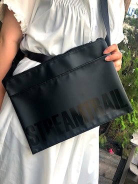 「STREAM TRAIL（ストリームトレイル）のアイテム」を使った、グローバルフォルムコンクリートさん（メンズ・165cm）の夏コーディネート