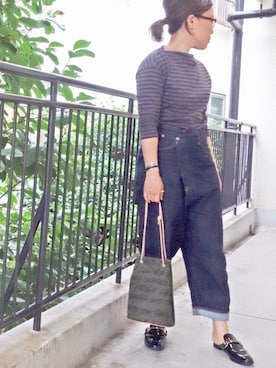 「20/80（テゥエンティーエイティー）のアイテム」を使った、水無川ミワさん（レディース・156cm）の秋コーディネート