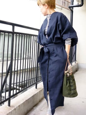 「20/80（テゥエンティーエイティー）のアイテム」を使った、水無川ミワさん（レディース・156cm）の冬コーディネート