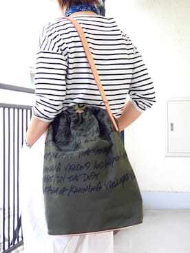 「20/80（テゥエンティーエイティー）のアイテム」を使った、水無川ミワさん（レディース・156cm）の春コーディネート