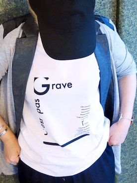 「C'est pas grave（セパグラーブ）のアイテム」を使った、水無川ミワさん（レディース・156cm）の夏コーディネート