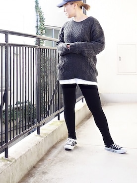 水無川ミワさん（レディース・156cm）の秋コーディネート