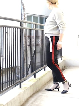 「1 001（イチゼロゼロイチ）のアイテム」を使った、水無川ミワさん（レディース・156cm）の冬コーディネート