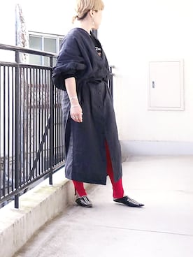 水無川ミワさん（レディース・156cm）の冬コーディネート