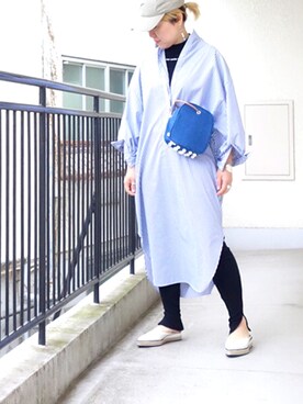 「アイテム（ワンピース/ドレス）」を使った、水無川ミワさん（レディース・156cm・40代）の春コーディネート