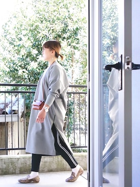 「L'Ancre（アンカー）のアイテム」を使った、水無川ミワさん（レディース・156cm）の冬コーディネート