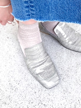 「アイテム（レッグウェア）」を使った、水無川ミワさん（レディース・156cm・40代）の冬コーディネート