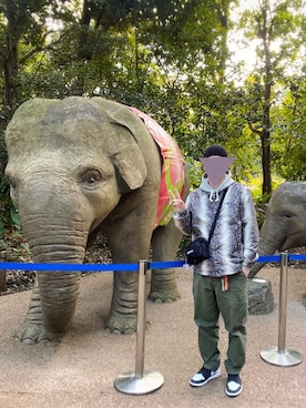 「Supreme x The North Face」｜「アイテム（帽子）」を使った、蒼璃さん（メンズ・176cm）の冬コーディネート