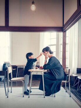 「KBF（ケイビーエフ）のアイテム」を使った、iorinrinさん（キッズ・110cm）の夏コーディネート