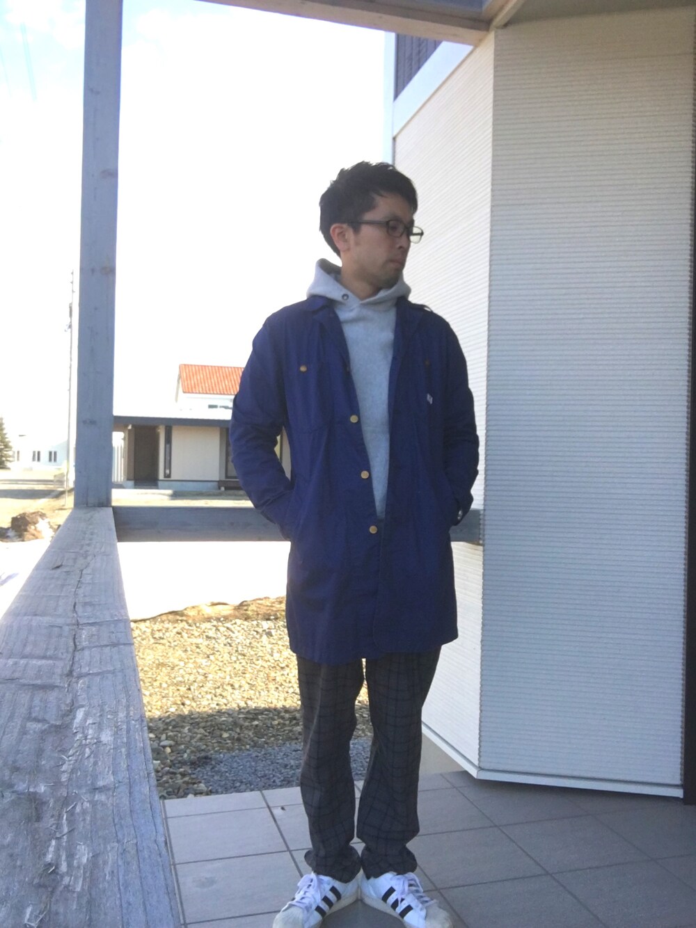 「平成最後のWEARISTAセンバツ」｜「URBAN RESEARCH DOORSのアイテム（その他アウター、ブルー系）」を使った、ユッキさん（メンズ・170cm）の春コーディネートの1枚目の写真
