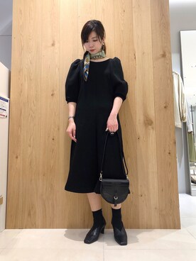 「Rouge vif（ルージュヴィフ）のアイテム（オールインワン・サロペット）」を使った、yuguさん（レディース・149cm）の冬コーディネート